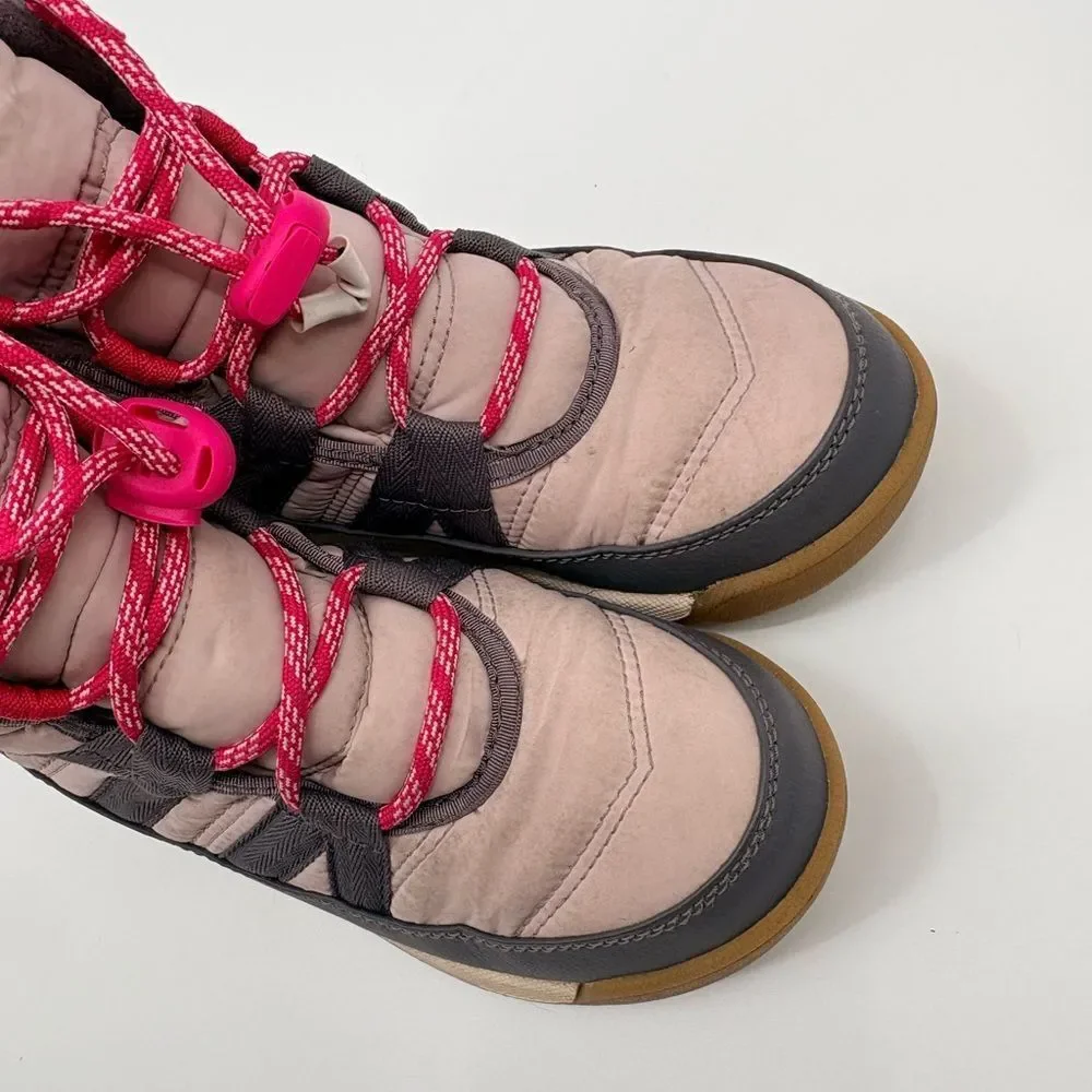 Sorel Kids' Pink and Dark Gray Boots